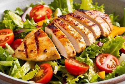 Chicken Topped Salad